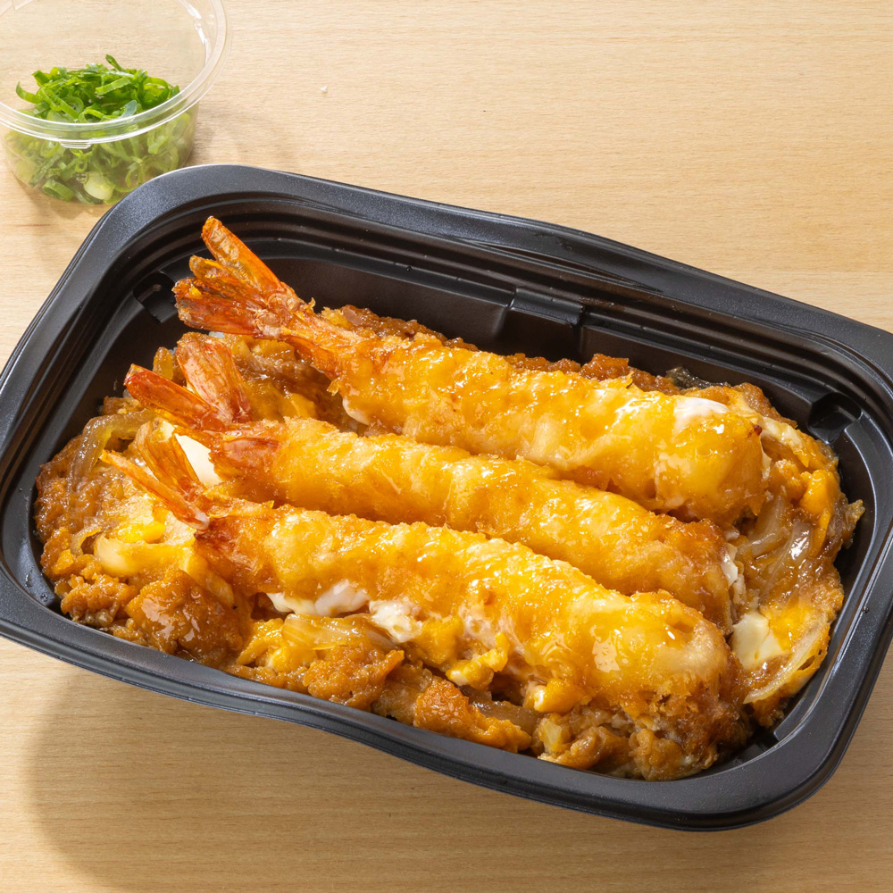 海老の玉子とじ重 弁当