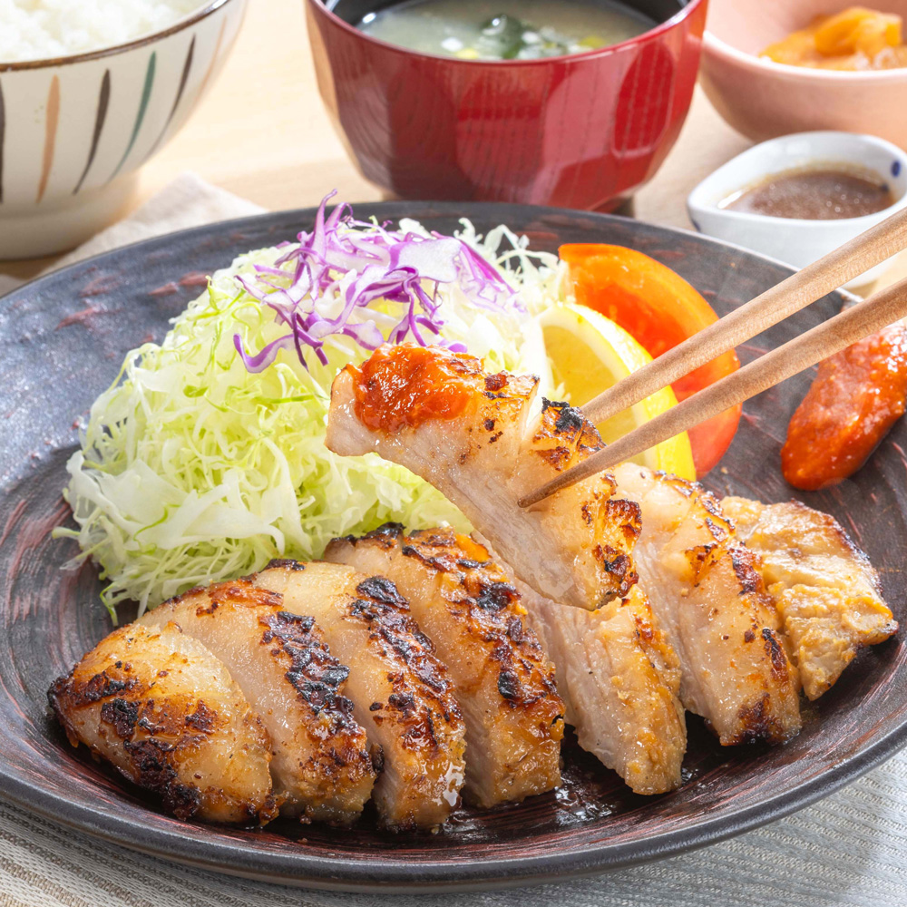 豚トロみそ漬け炭火焼き