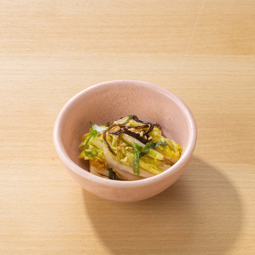 <変更>白菜の浅漬け 塩昆布和え