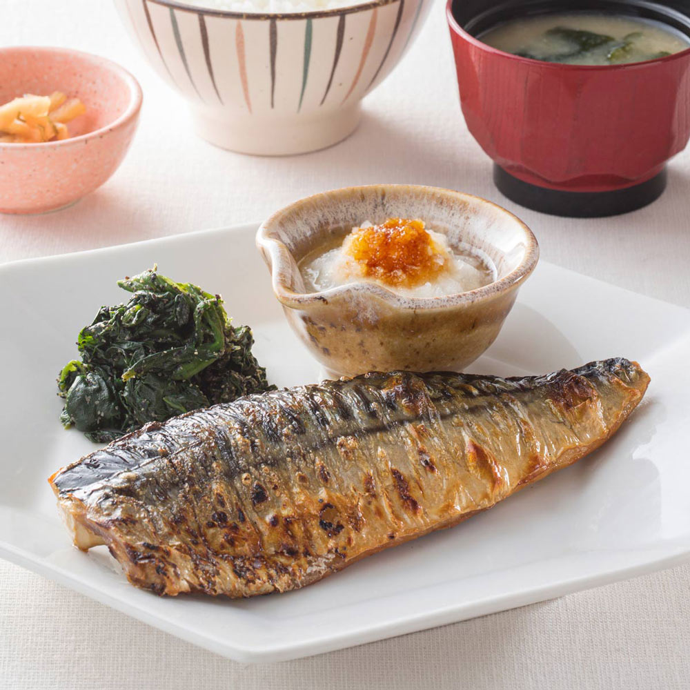 さばの炭火焼き