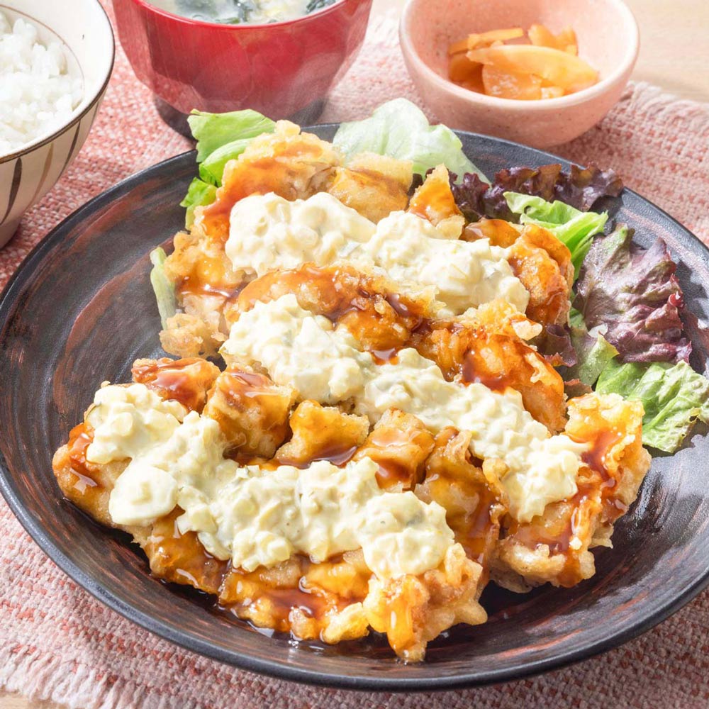 〈おかず増量〉鶏もも肉の大戸屋風チキン南蛮