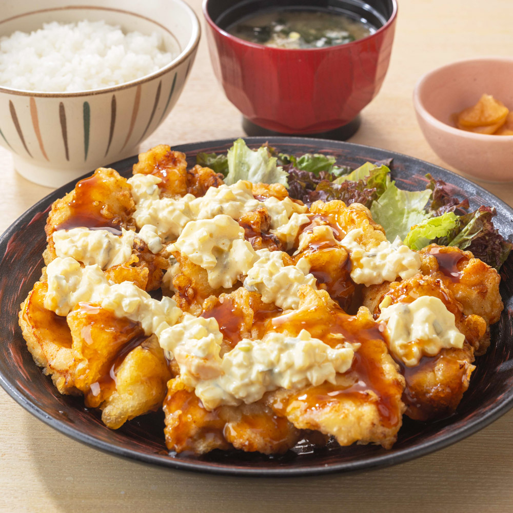 〈おかず増量〉鶏むね肉の大戸屋風チキン南蛮
