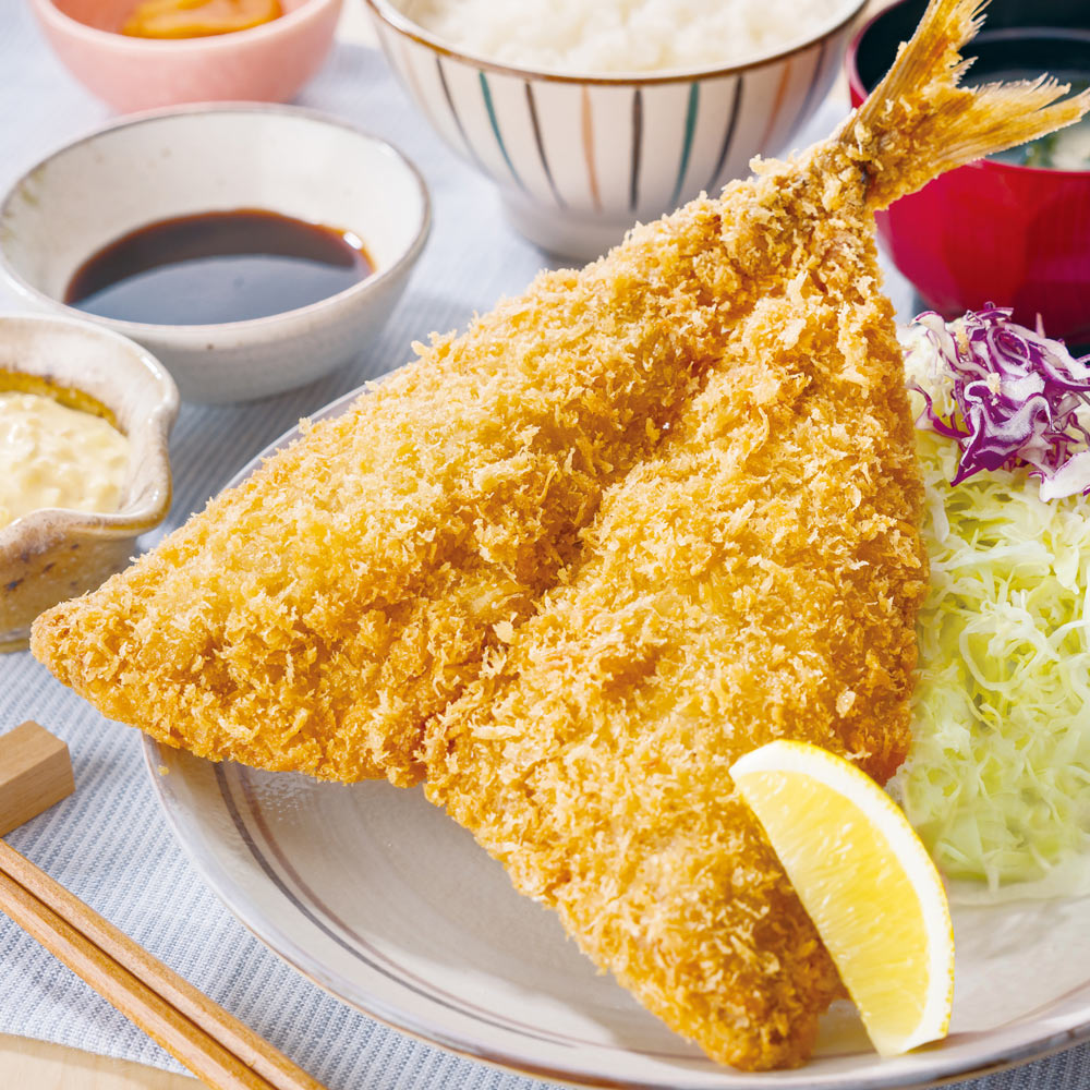 【3万食限定】真あじの大判あじフライ