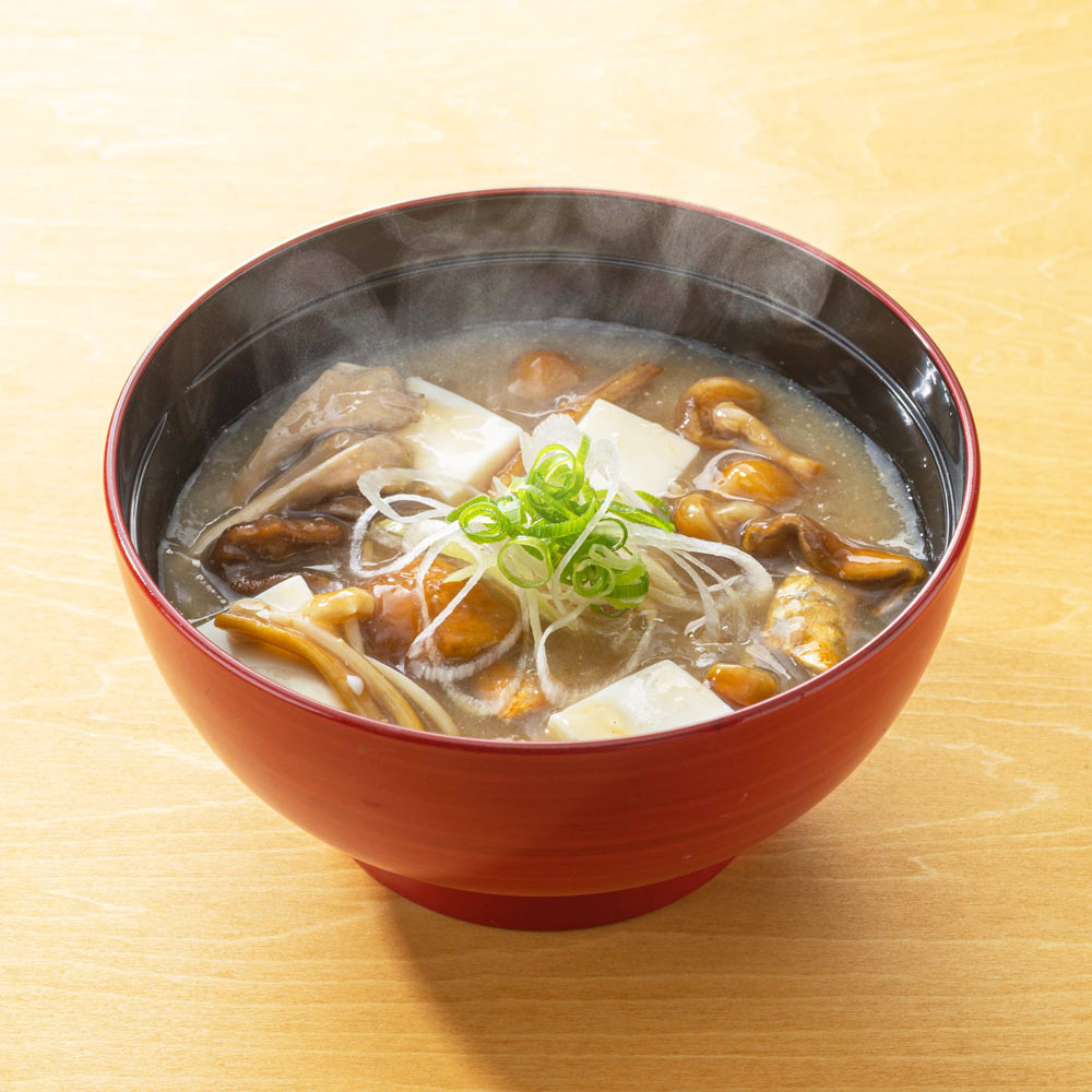 いろいろ茸となめこ汁