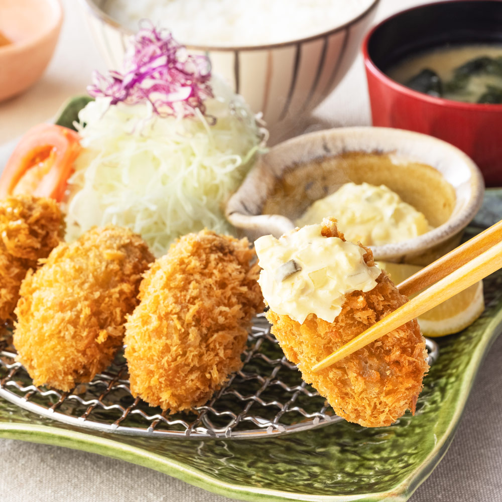 大粒牡蠣フライ4個