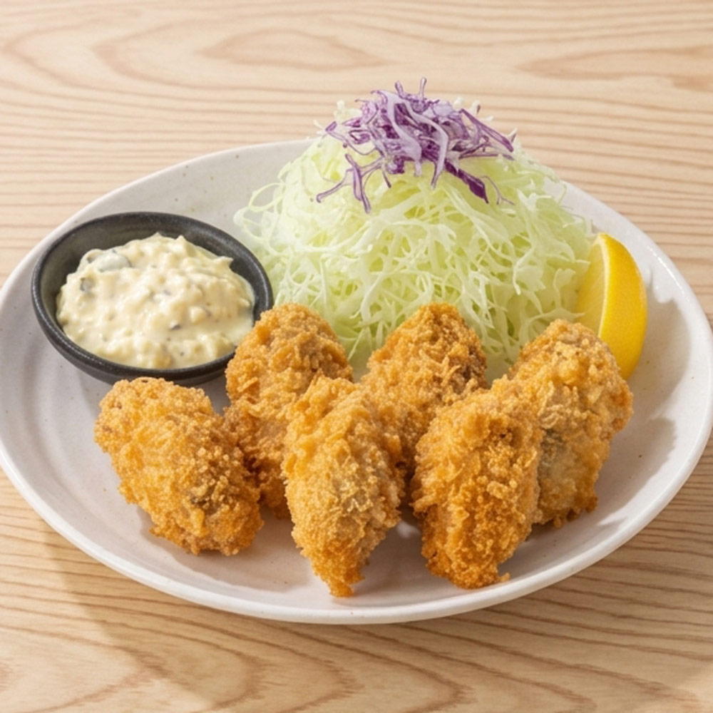 大粒牡蠣フライ6個