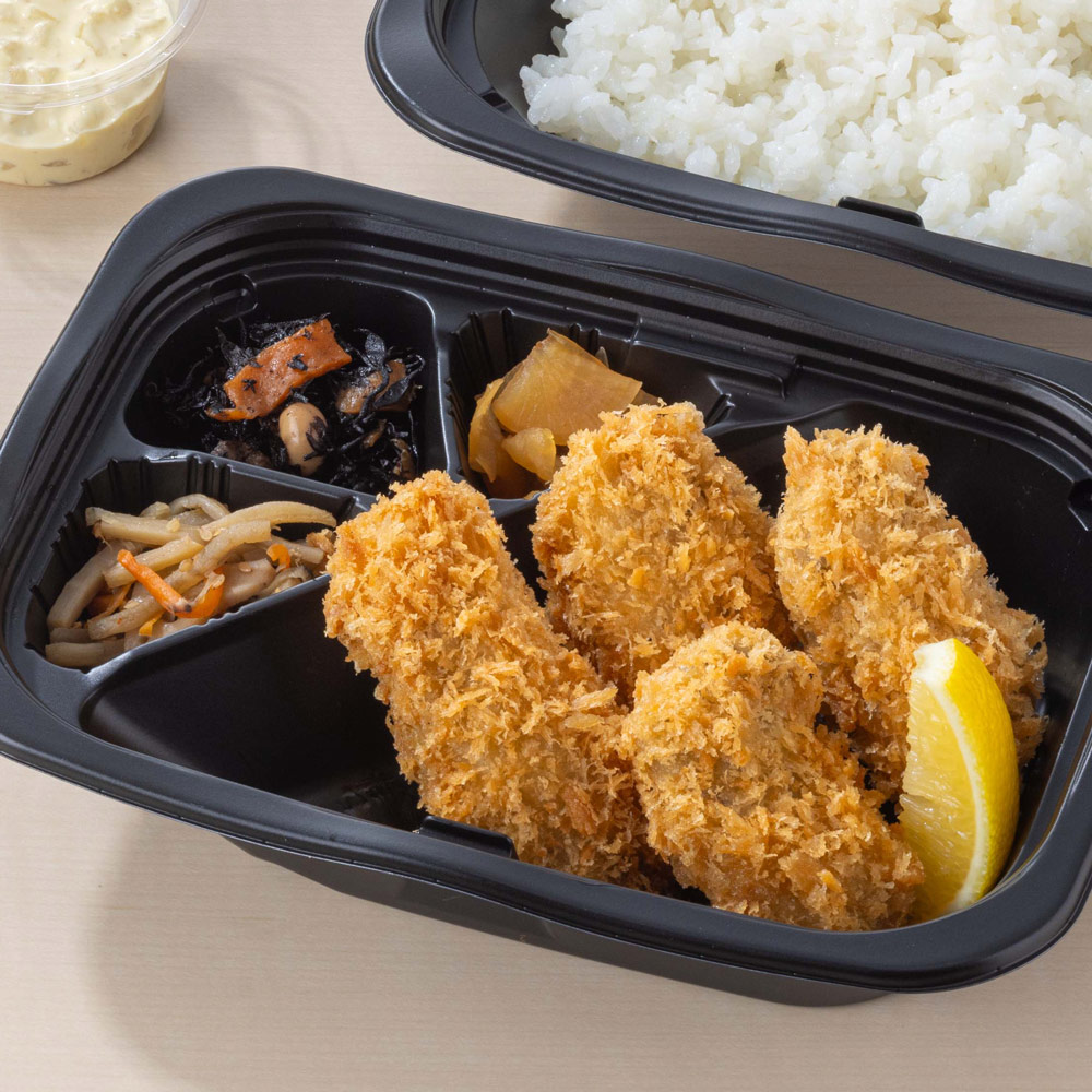 大粒牡蠣フライ4個 弁当