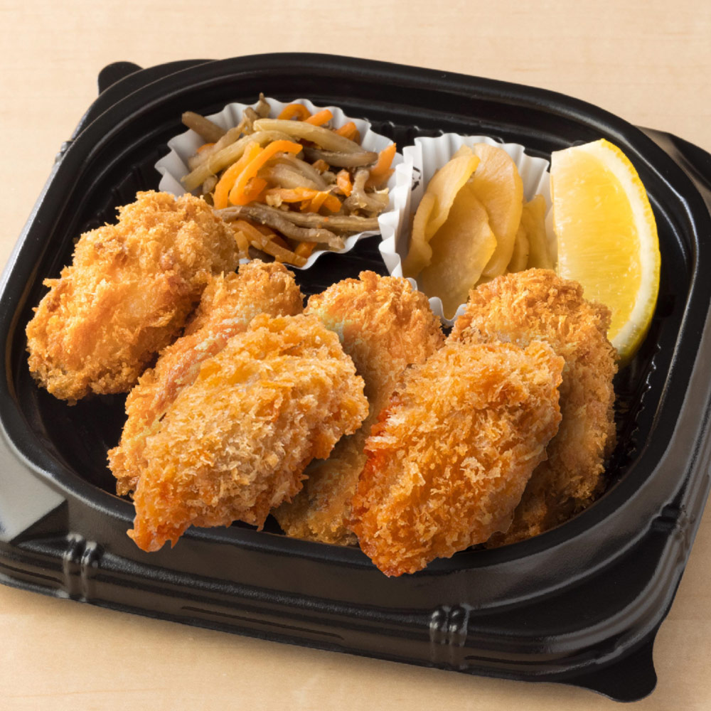 大粒牡蠣フライ6個 弁当