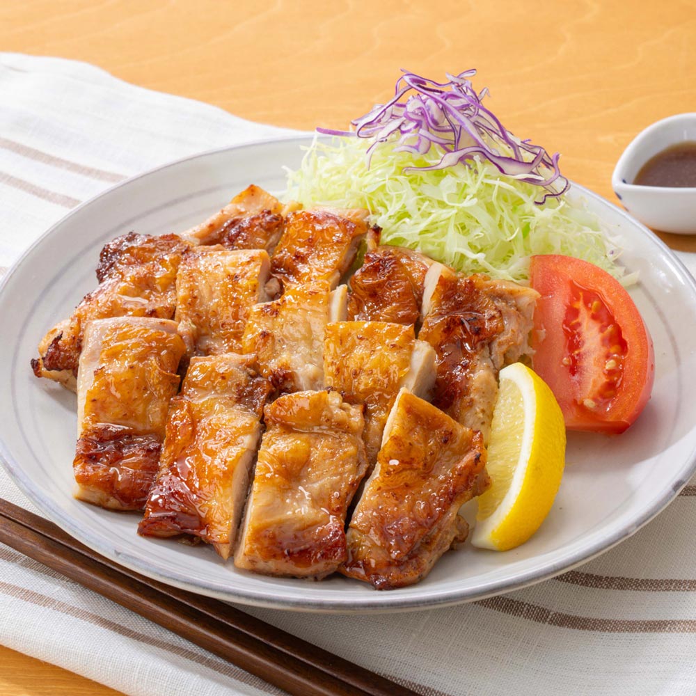 〈おかず増量〉もろみチキンの炭火焼き