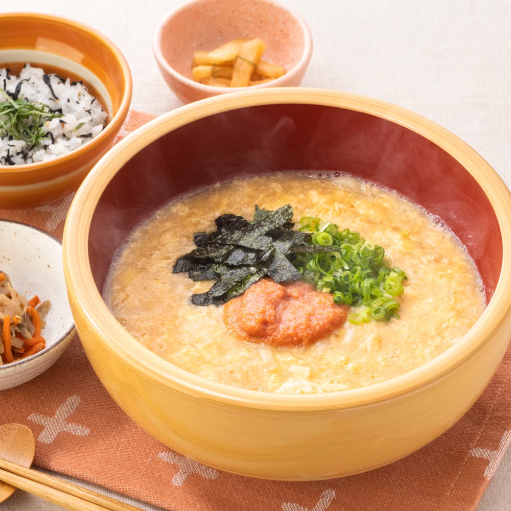 明太子のあんかけ玉子とじうどん