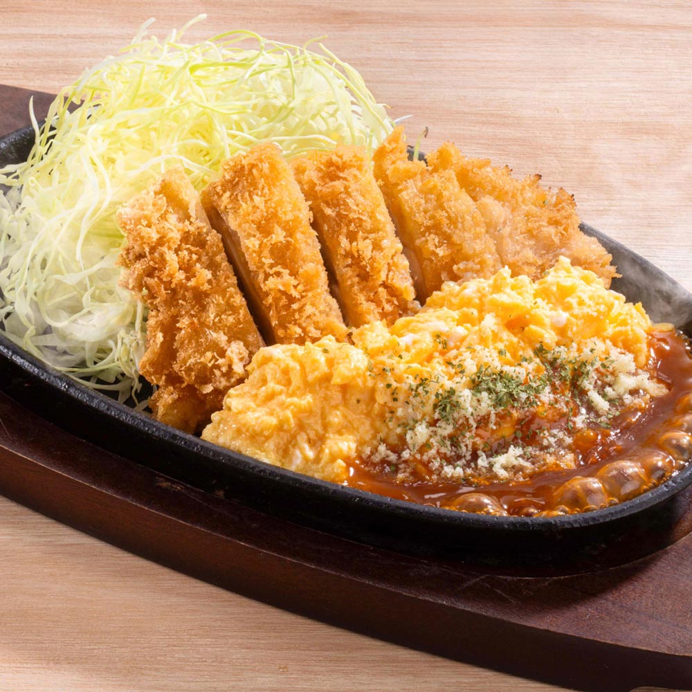 鉄板 デミグラスチキンかつ