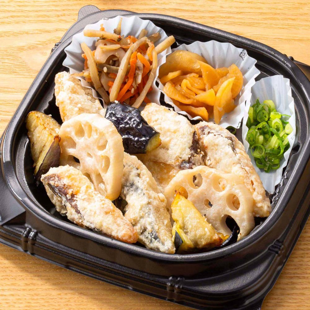 さば竜田揚げ もろみ醤油のねぎダレ 弁当