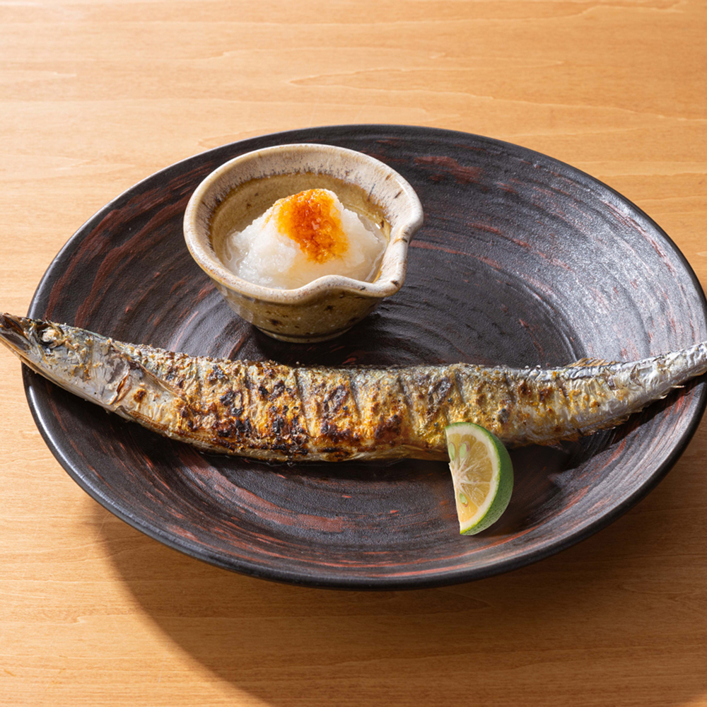 生さんまの炭火焼き(1尾)