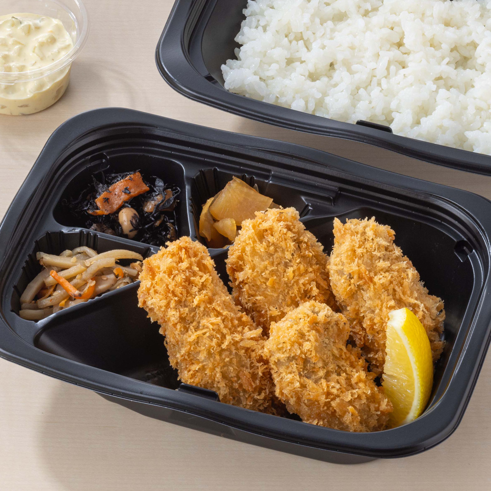 大粒牡蠣フライ4個 弁当