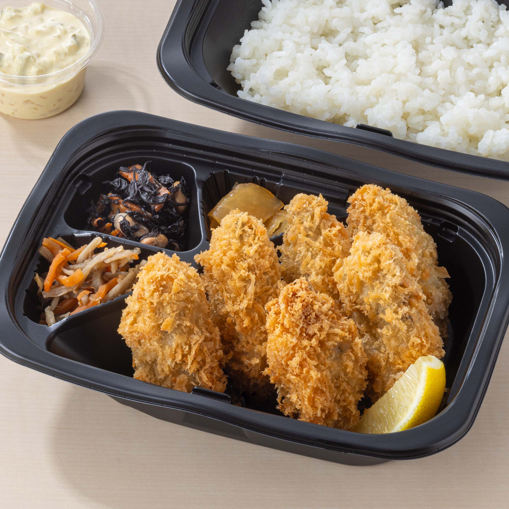 大粒牡蠣フライ6個 弁当