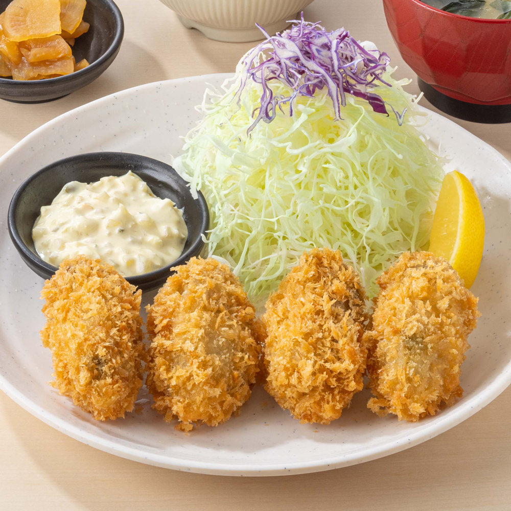 大粒牡蠣フライ4個