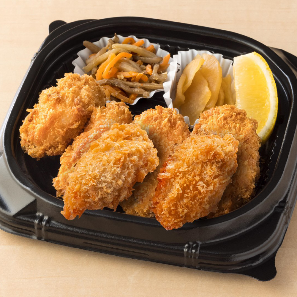 大粒牡蠣フライ6個 弁当