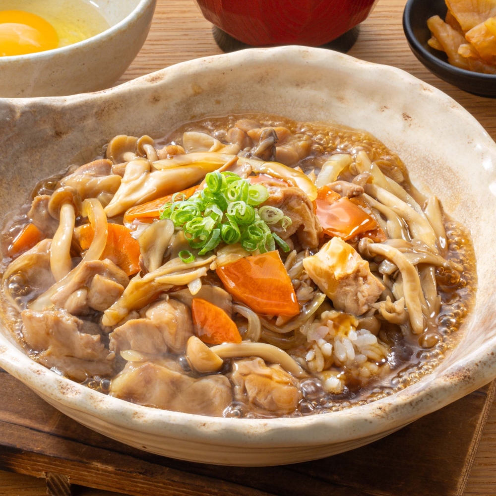 鶏ときのこのあんかけ土鍋ご飯
