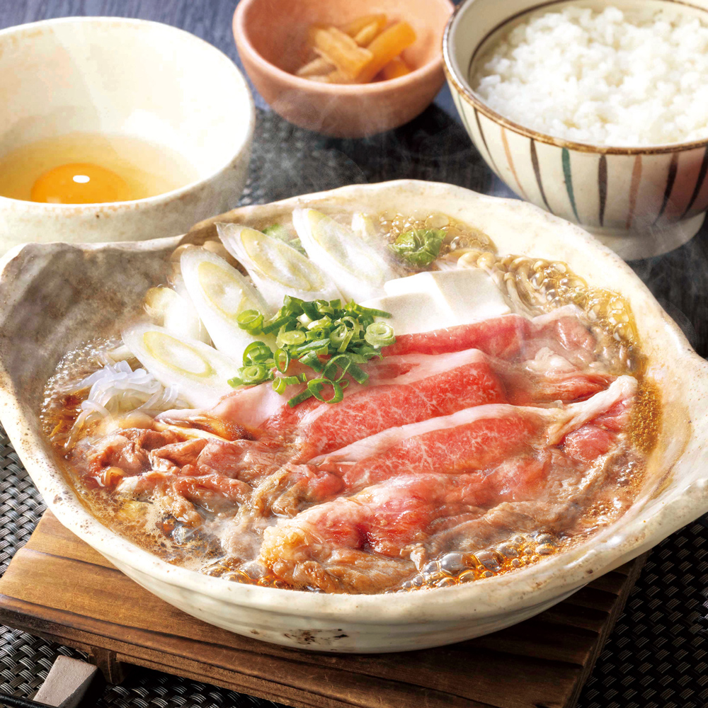 国産黒毛和牛のごほうびすき鍋