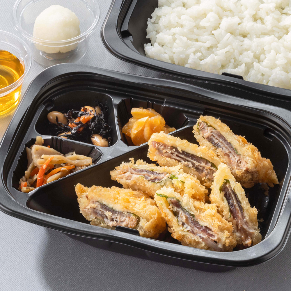 鰹の梅はさみ揚げ