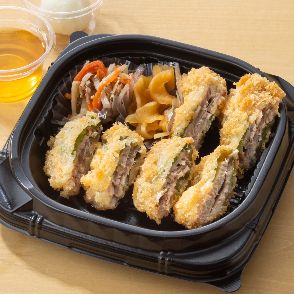 鰹の梅はさみ揚げ