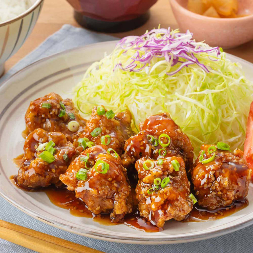 甘からだれの唐揚げ