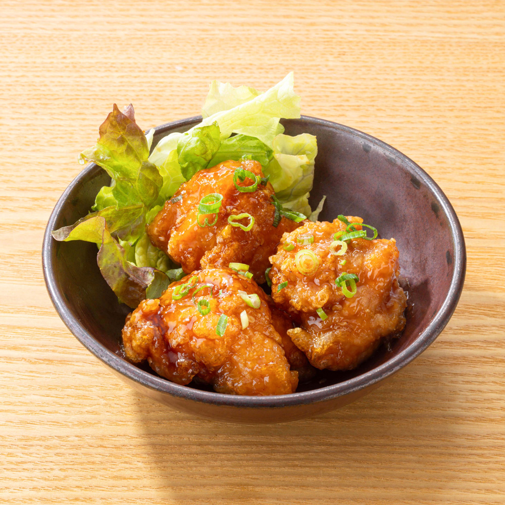 ミニ甘からだれの鶏唐揚げ