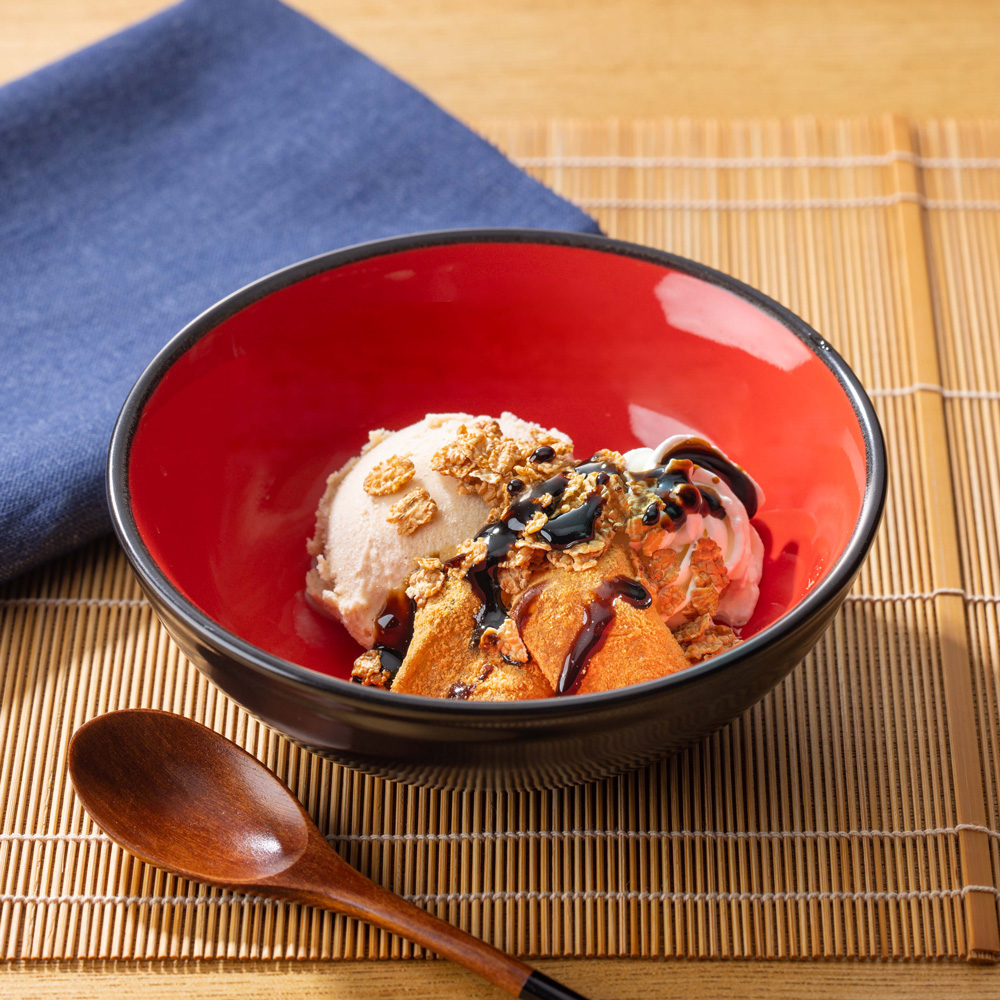 大戸屋アイス 〜五穀米のアイスとわらびもち〜