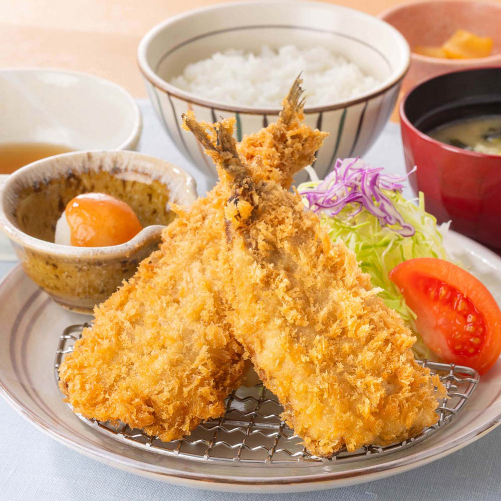 梅おろし出汁で食べる いわしフライ