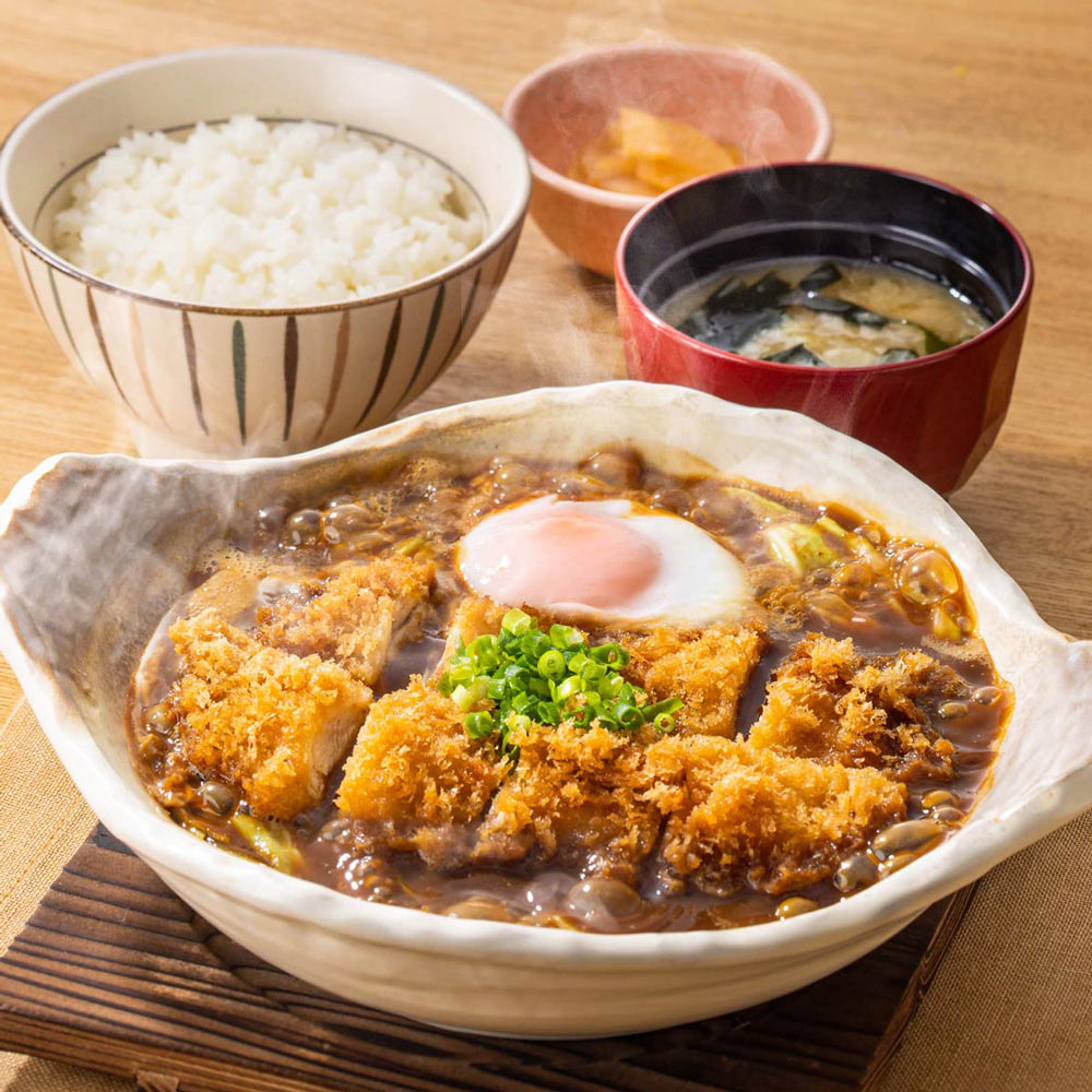 チキン味噌かつ煮