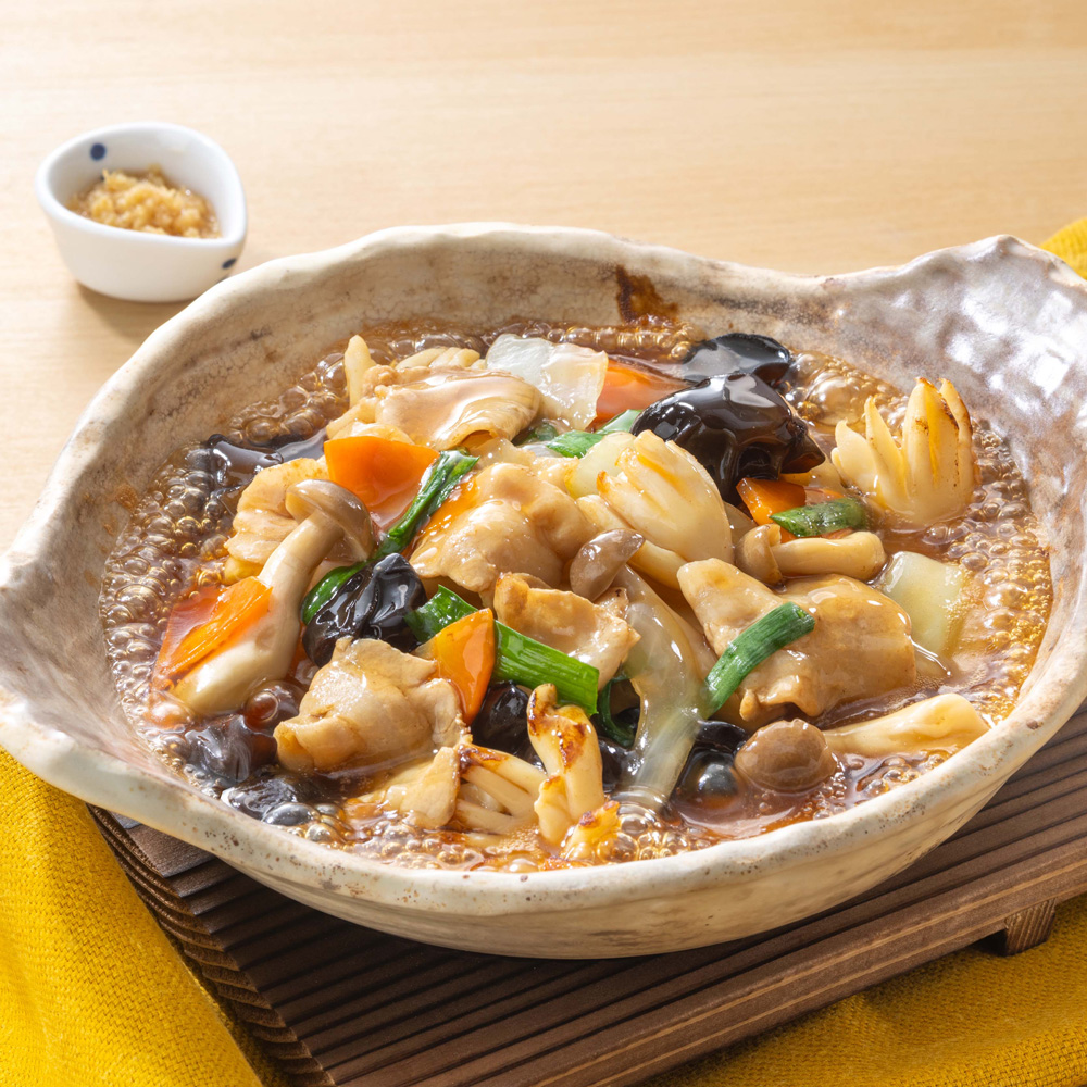 中華五目餡かけ土鍋ご飯