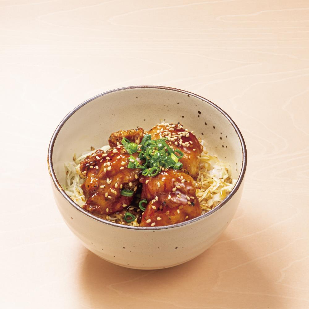 【選べる小丼セット】甘からだれの鶏唐揚げ丼