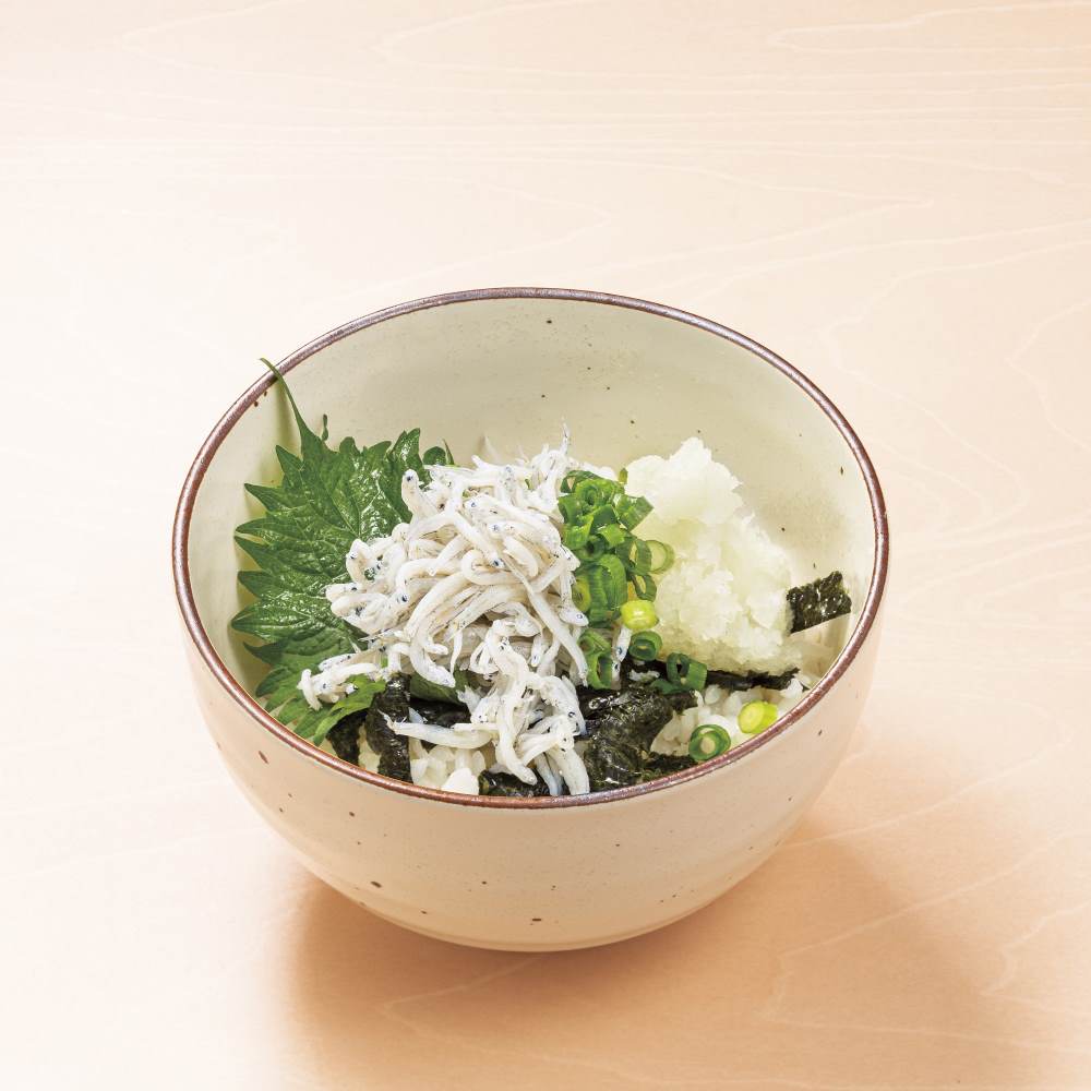 【選べる小丼セット】大葉としらす丼