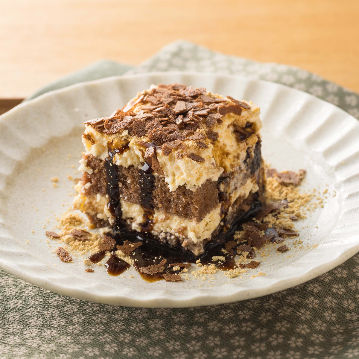 大戸屋ティラミス 黒蜜きな粉